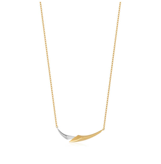  Tough Love - Kette - Silber / 14kt GP - 46-50 cm